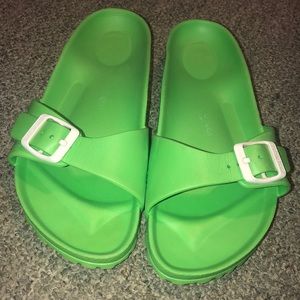 Green Birkenstock’s